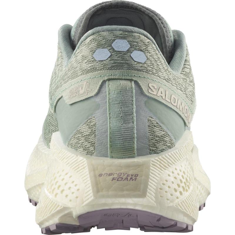 Dámska univerzálna bežecká obuv Salomon AERO GLIDE 3 GRVL W Sea Foam / Vanila 3