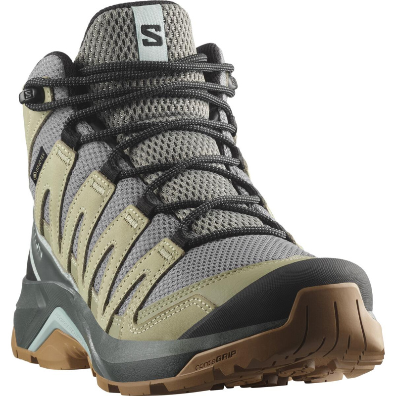 Dámska outdoorová obuv Salomon X-ADVENTURE RECON MID GTX W Sedsa/S 2