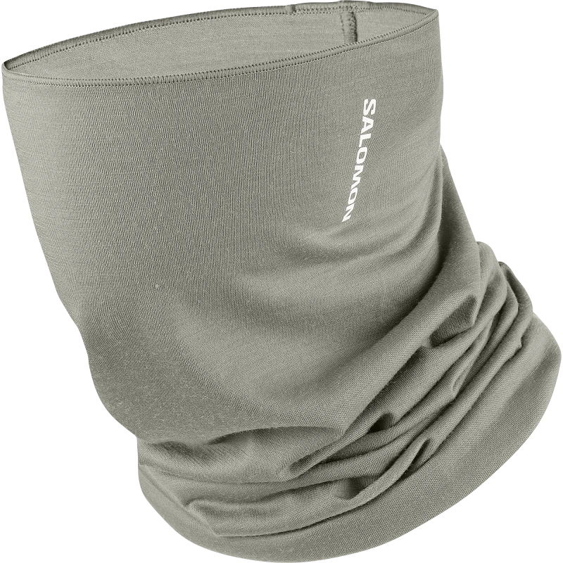 Nákrčník Salomon MERINO NECK GAITER U Castor Gray