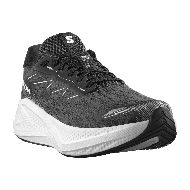Pánska cestná bežecká obuv Salomon AERO GLIDE 4 Black/White 3