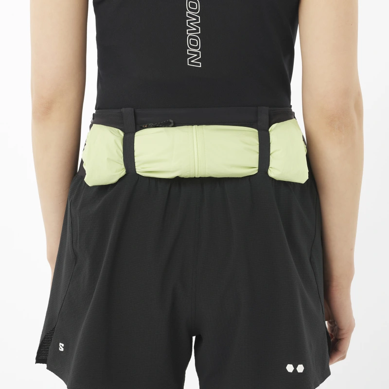 Dámske bežecké nohavice Salomon SENSE AERO 2IN1 TRAIL 5W DEEP BLACK 4