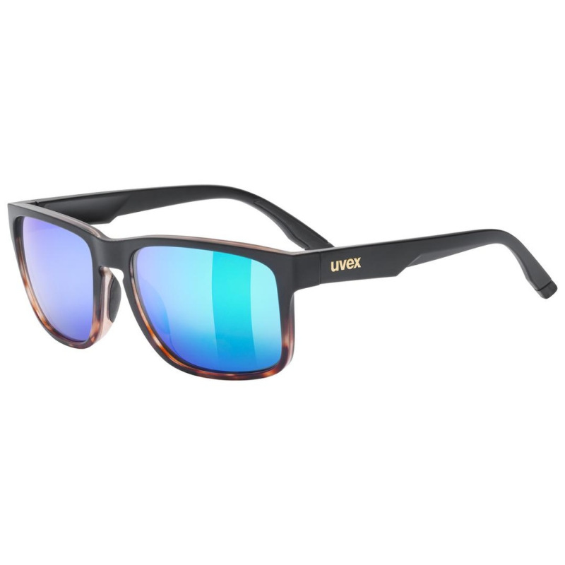Slnečné okuliare UVEX POISE black-demi matt/mirror green s3