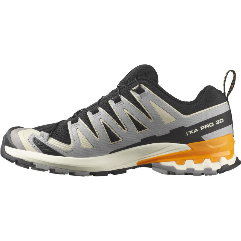 Pánska trailová obuv Salomon XA PRO 3D V9 Black/Gull/Turmeric 4