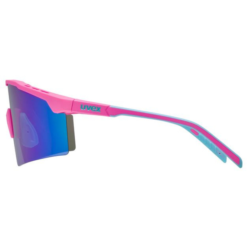 Slnečné okuliare uvex flowline pink matt / mirror blue s3 4