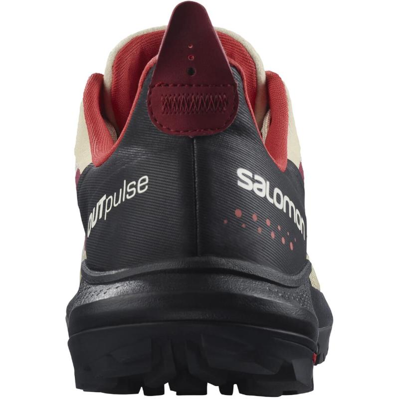 Pánska outdoorová obuv Salomon OUTpulse GTX Bleached Sand / Black / Poppy Red