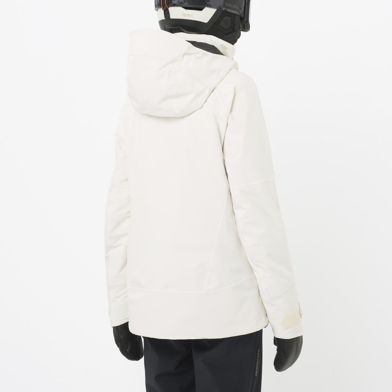 Dámska bunda SALOMON BRILLIANT 2.0 JACKET W WHISPER WHITE 3
