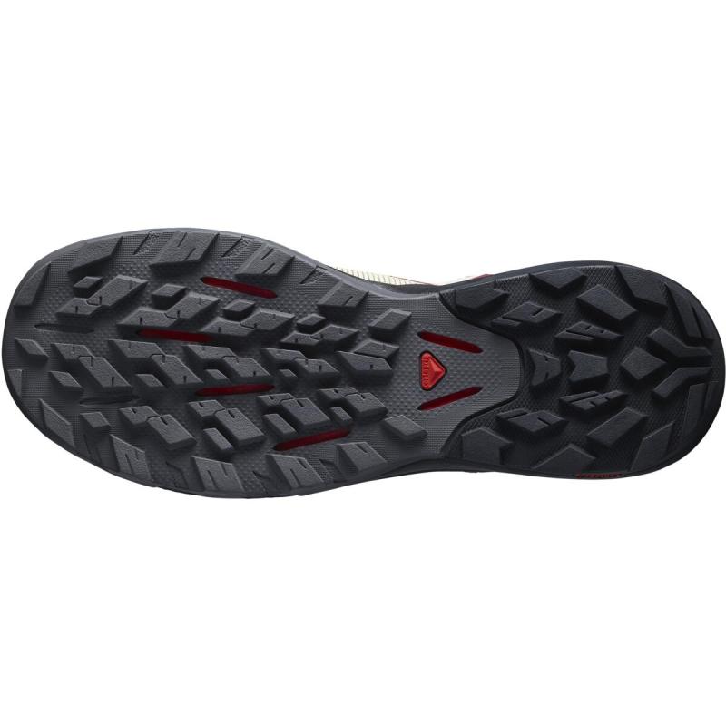 Pánska outdoorová obuv Salomon OUTpulse GTX Bleached Sand / Black / Poppy Red