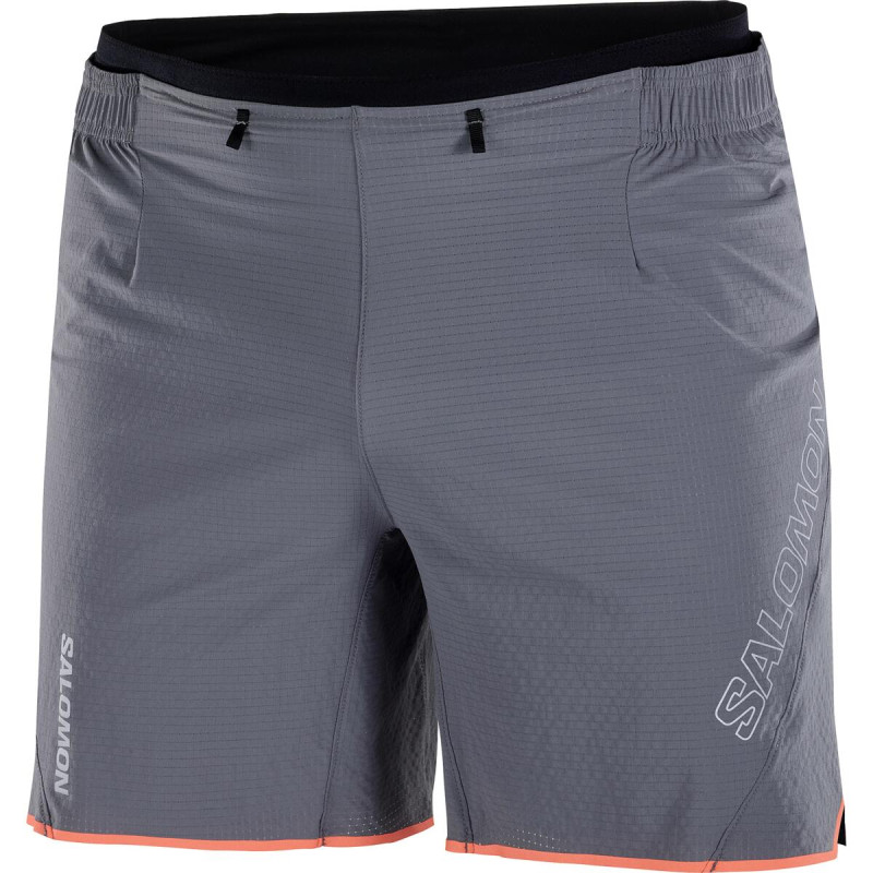 Pánske bežecké trenky Salomon SENSE AERO 7'' SHORTS M CASTELROCK