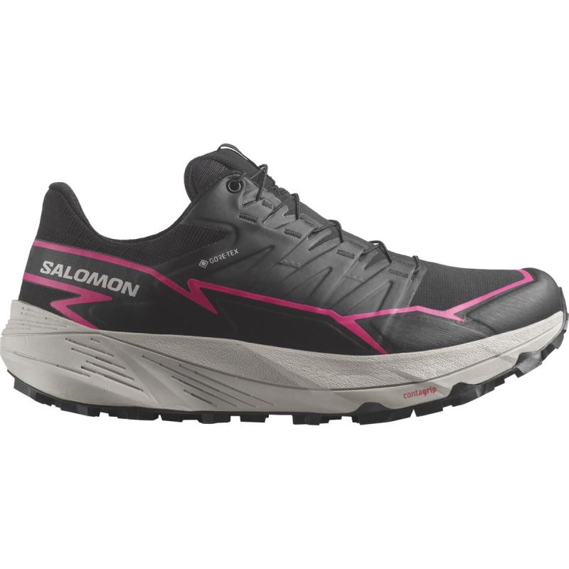 Dámska trailová obuv Salomon THUNDERCROSS GTX W Black/Black/Pink