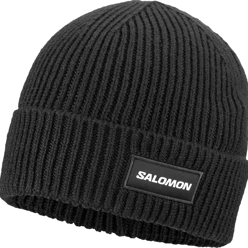 Zimná čiapka SALOMON CLASSIC BEANIE U BLACK