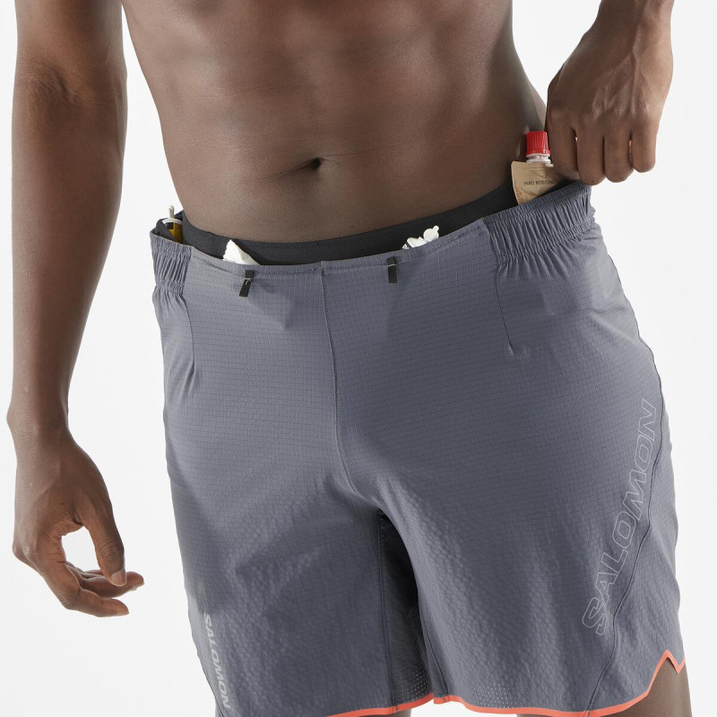 Pánske bežecké trenky Salomon SENSE AERO 7'' SHORTS M CASTELROCK 4