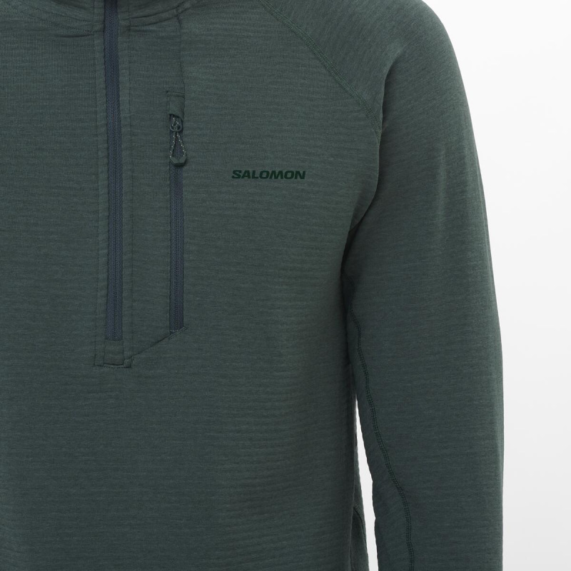 Pánska stredná vrstva Salomon SNTIAL LIGHTWARM HZ M GREEN GABLES 2