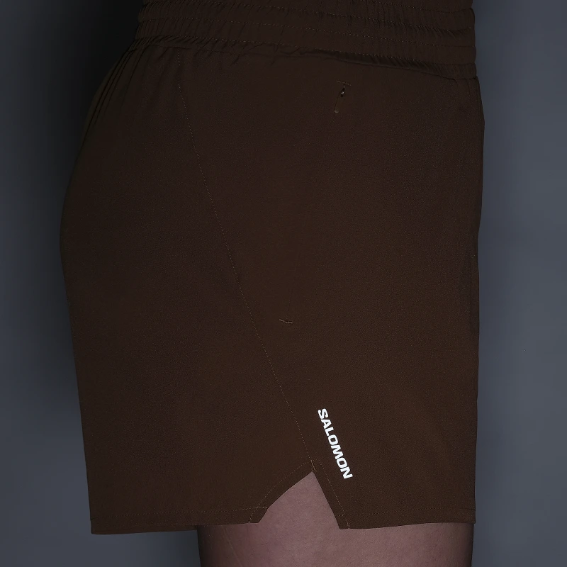 Dámske bežecké trenky Salomon SHKout CORE SHORTS 4 W BURNT UMBER 4