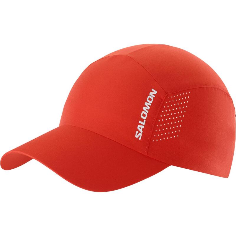 Čiapka Salomon CROSS COMPACT CAP Fiery Red