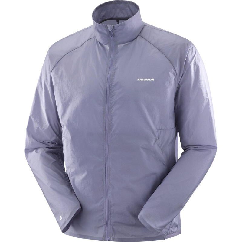 Bežecká bunda Salomon SHKout FLY JKT M BLUE GRANITE