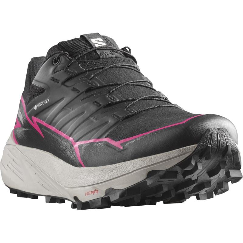 Dámska trailová obuv Salomon THUNDERCROSS GTX W Black/Black/Pink