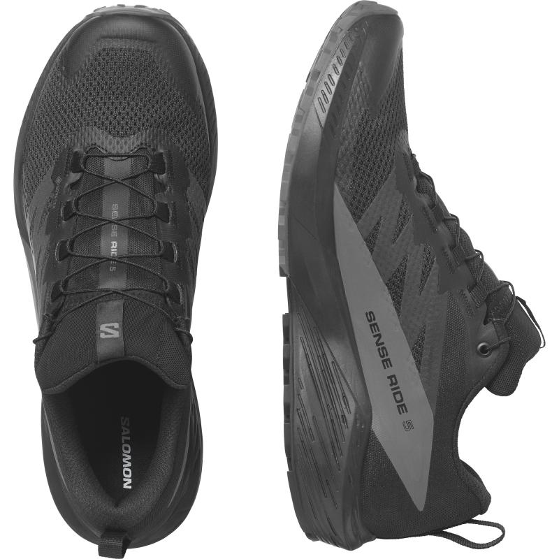 Pánska bežecká obuv Salomon SENSE RIDE 5 GTX Black / Magnet / Black