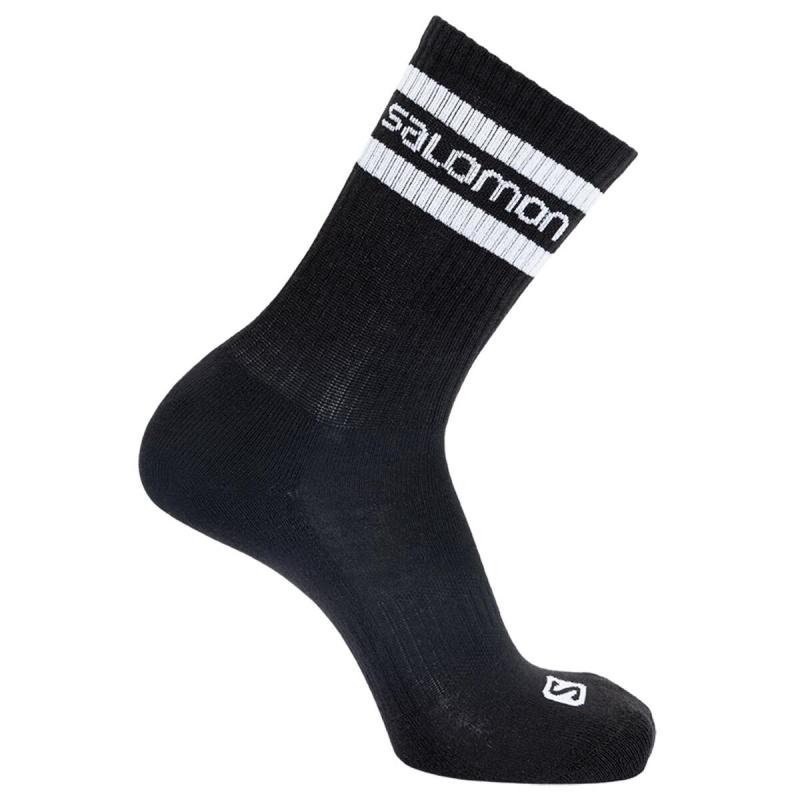 Ponožky SALOMON 365 CREW 2-PACK White / Black - 2 páry