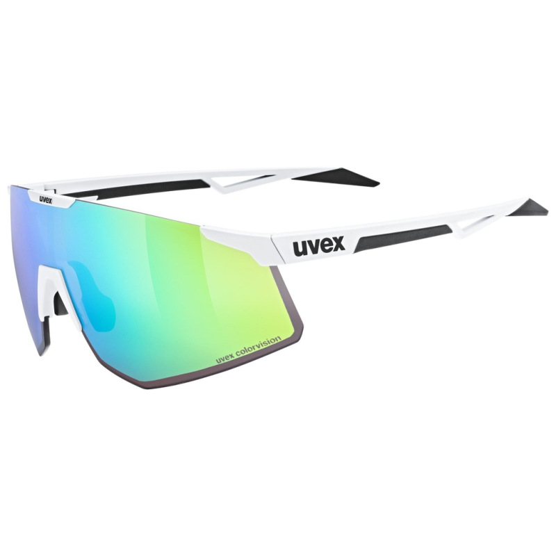 Slnečné okuliare UVEX PACE PERFORM CV white matt/green