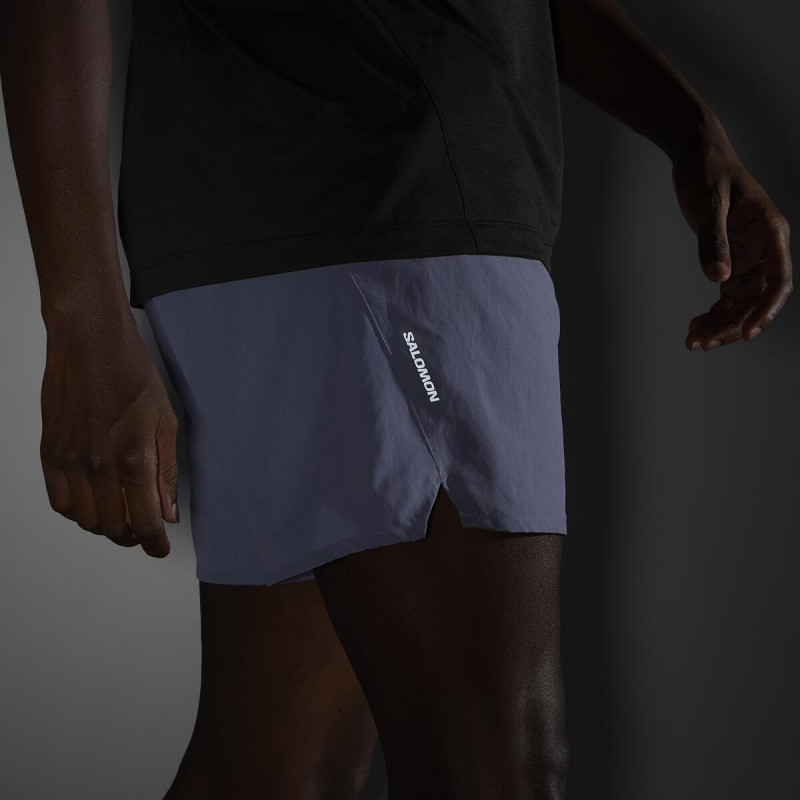 Bežecké nohavice Salomon SHKout CORE SHORTS 5" M BLUE GRANITE 6