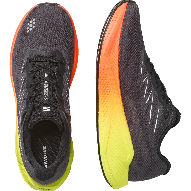 Pánska cestná bežecká obuv Salomon AERO GLIDE 4 GRADIENT pack Black / White 5