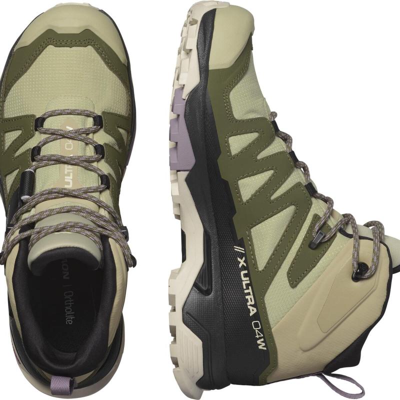 Dámska turistická obuv SALOMON X ULTRA 4 MID GTX W Alfalfa / Deep Lichen Green