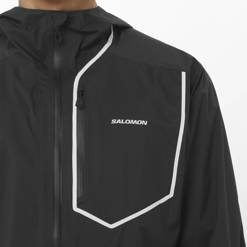 Bežecká bunda Salomon BONATTI PRO JKT M DEEP BLACK 1