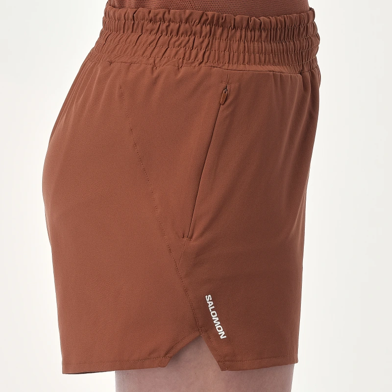 Dámske bežecké trenky Salomon SHKout CORE SHORTS 4 W BURNT UMBER 3
