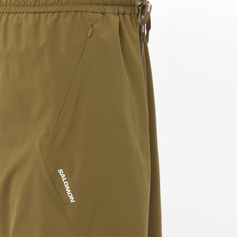 Bežecké nohavice Salomon SHKout C 7'' SHTS NO L M BRILLIANT OLIVE 2