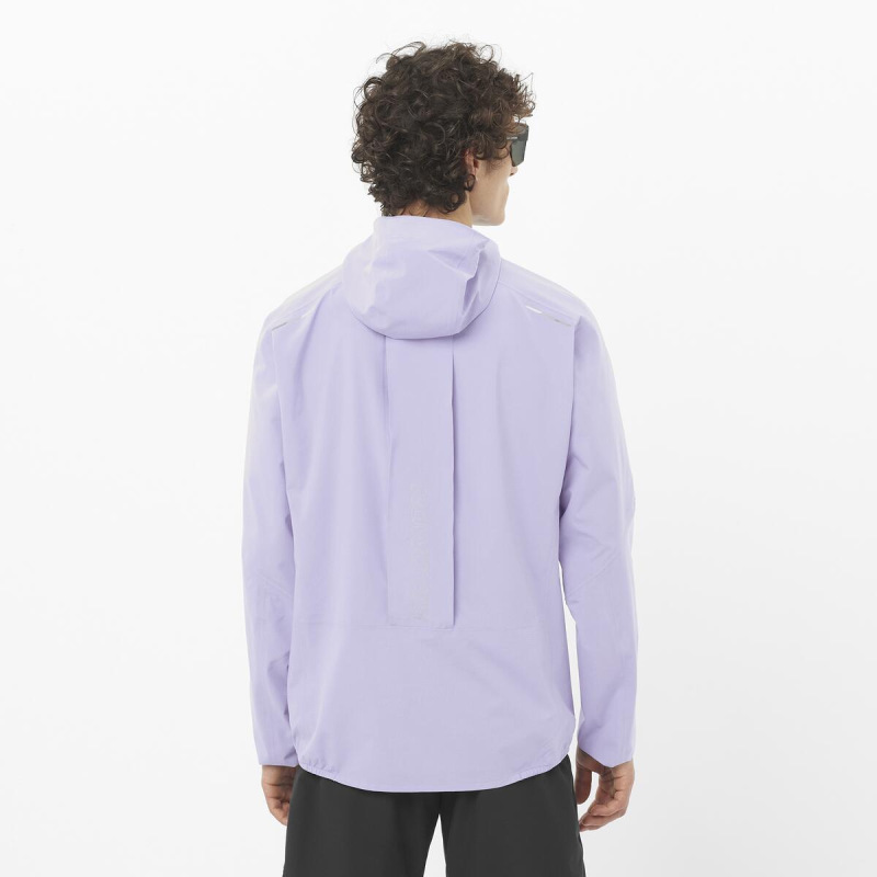 Bežecká bunda Salomon BONATTI TRAIL JKT M COSMIC SKY 1