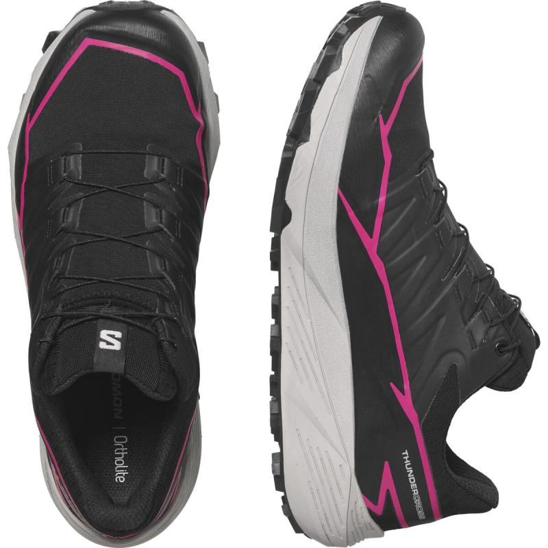 Dámska trailová obuv Salomon THUNDERCROSS GTX W Black/Black/Pink