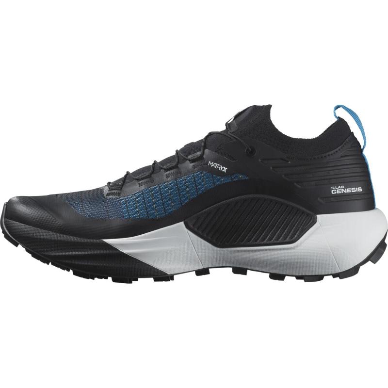 Bežecká obuv Salomon S/LAB GENESIS Black/White/BLUE D