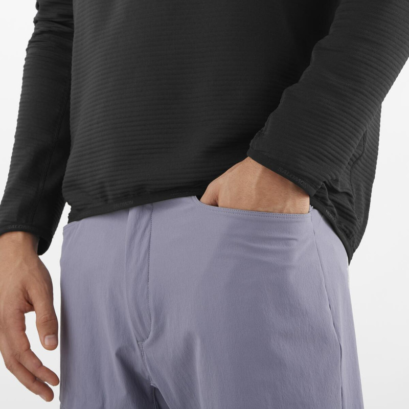 Pánska stredná vrstva Salomon SNTIAL LIGHTWARM HZ M DEEP BLACK 1