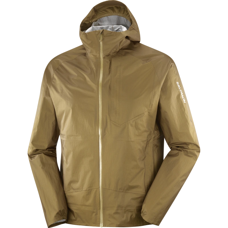 Bežecká bunda Salomon BONATTI WP JACKET M BRILLIANT OLIVE
