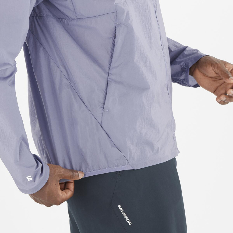 Bežecká bunda Salomon SHKout FLY JKT M BLUE GRANITE 2