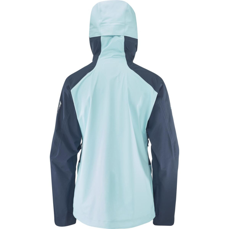 Dámska bunda Salomon MTN GORE-TEX 3L JACKET W CARBON/Limpet S 2