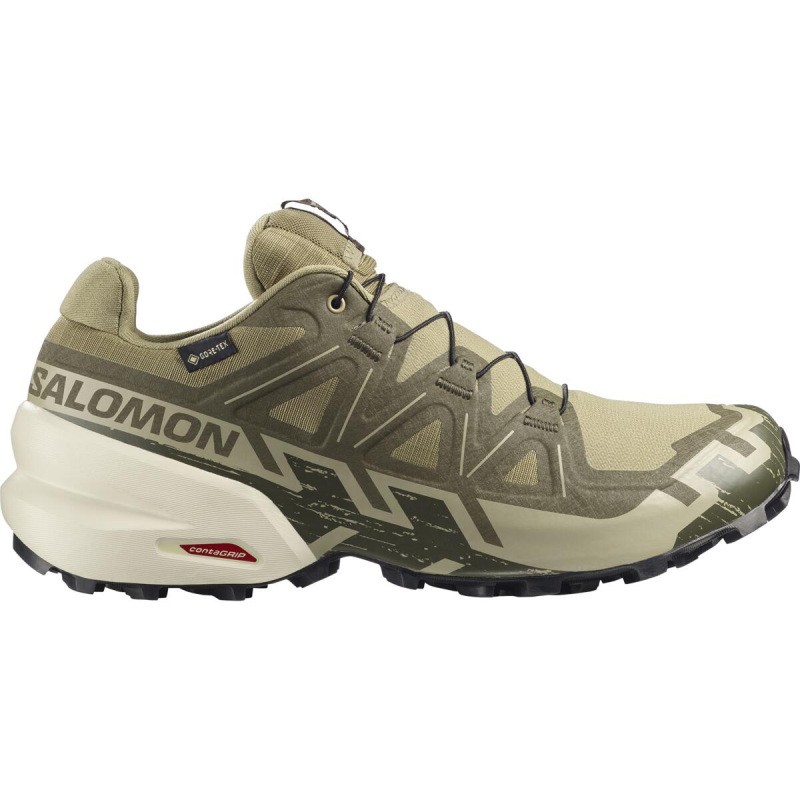 Pánska trailová obuv Salomon SPEEDCROSS 6 GTX Aloe/Aspargus Green