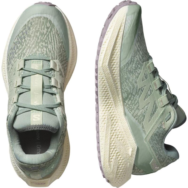 Dámska univerzálna bežecká obuv Salomon AERO GLIDE 3 GRVL W Sea Foam / Vanila 5