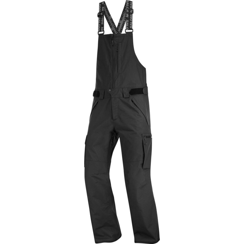 Pánske oteplovačky TRANSFER BIB PANT DEEP BLACK