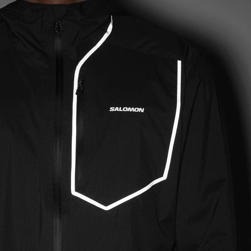 Bežecká bunda Salomon BONATTI PRO JKT M DEEP BLACK 2