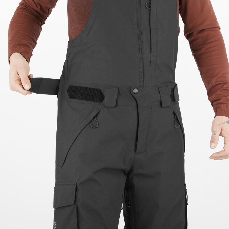 Pánske oteplovačky TRANSFER BIB PANT DEEP BLACK 5