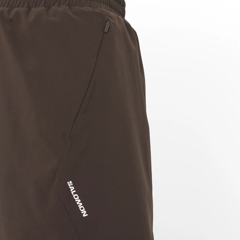Bežecké nohavice Salomon SHKout C 2IN1 SHTS 7'' M Coffee Bean 3