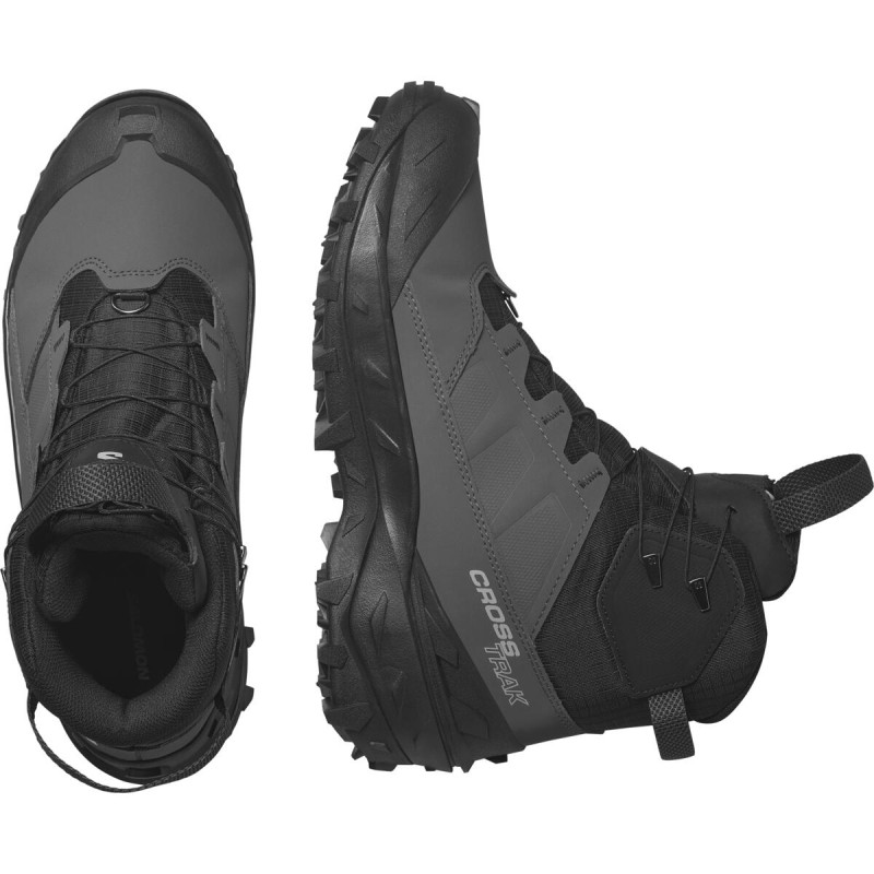 Pánska zimná obuv Salomon CROSSTRAK POWDER WP Asphal/Black/Sh 5