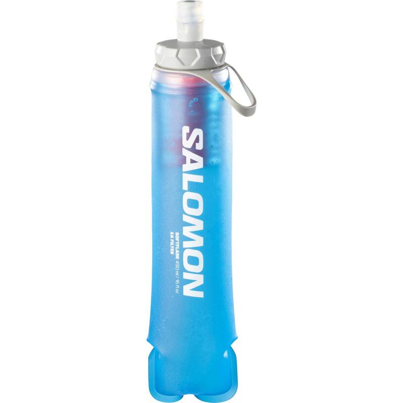 Fľaška Salomon SOFTFLASK XA FILTER 490ml Clear Blue