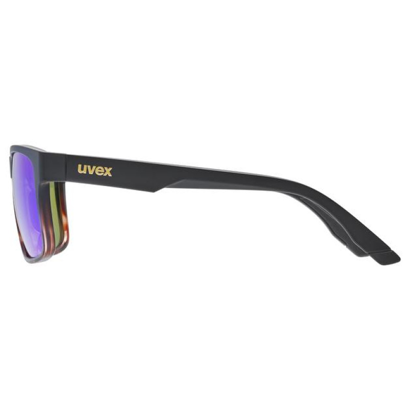 Slnečné okuliare UVEX POISE black-demi matt/mirror green s3 4
