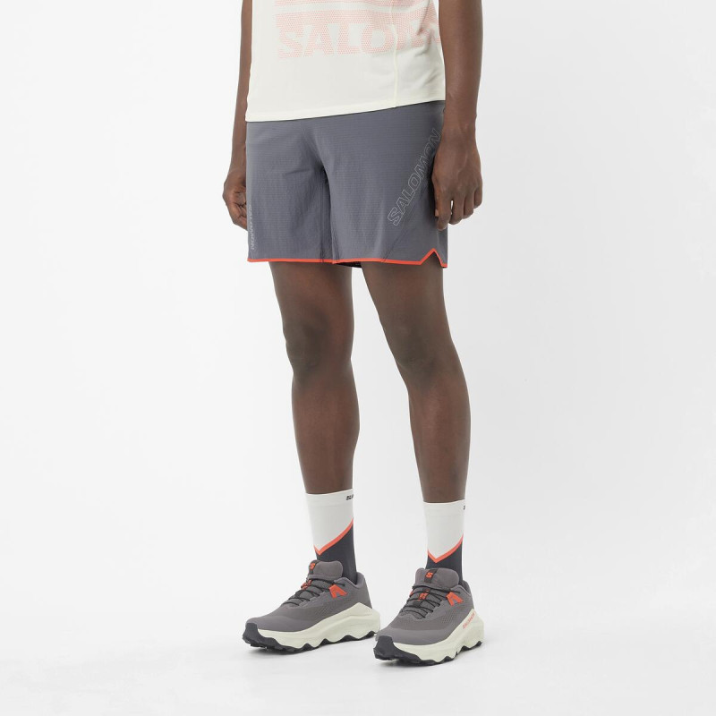 Pánske bežecké trenky Salomon SENSE AERO 7'' SHORTS M CASTELROCK 1
