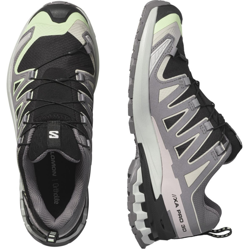 Dámska trailová obuv Salomon XA PRO 3D V9 GTX W Black/Pating/Gry 5