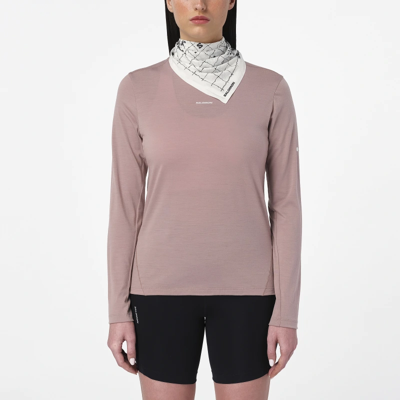 Dámske tričko Salomon SENSE MERINO LS TEE W 1