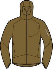 Bežecká bunda Salomon BONATTI WP JACKET M BRILLIANT OLIVE 2