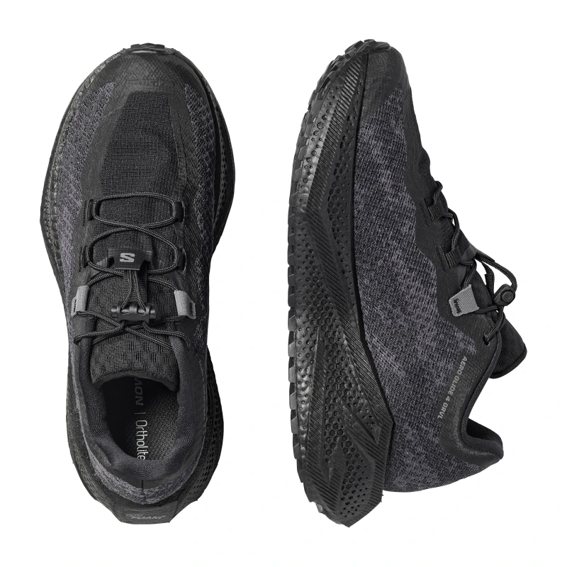 Pánska univerzálna bežecká obuv Salomon AERO GLIDE 4 GRVL Black / Asphalt 1